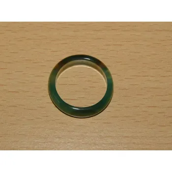 Drahý kámen Chrysopras - Prstýnek - průměr 17 mm - kp2