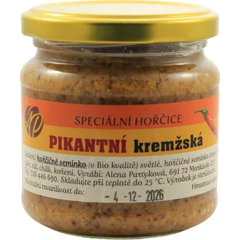 Hořčice Hořčice pikantní kremžská 200g - Alena Partyková