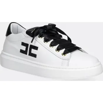 Pánské tenisky Dětské kožené tenisky Elisabetta Franchi bílá barva, F4A9-E0236 F4A9.E0236 00X, EUR 35