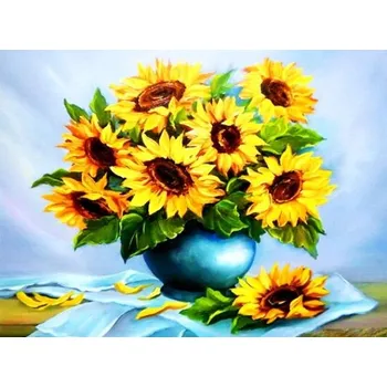 Diamantové malování Diamantové malování - Slunečnice (50 x 70)