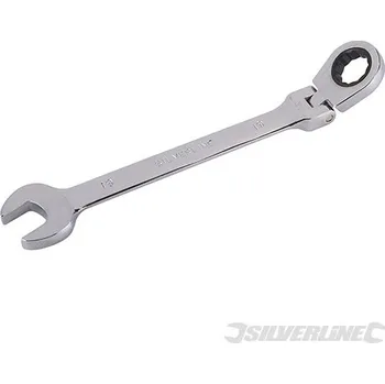 Klíč Silverline | Ráčnový klíč očkoplochý, s kloubem - 19mm 719804
