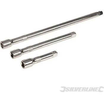 Silverline | Sada prodlužovacích nástavců - 3 díly - 3/8" 196508