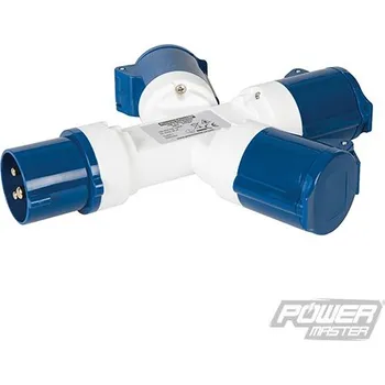 Prodlužovací kabel PowerMaster | Trojcestný rozbočovač 16 A - 240V 3 Pin 993054