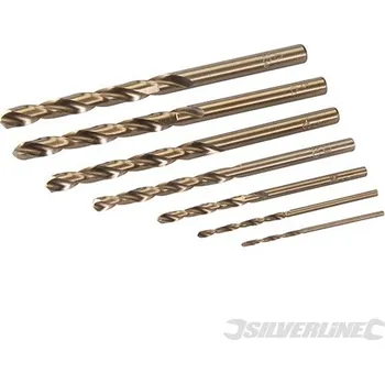 Vrták Silverline | Sada kobaltových vrtáků - 7 dílů - 1.5 - 6mm 598435