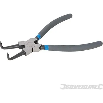 Silverline | Zahnuté kleště na vnitřní rozpěrné kroužky - 230mm 595751