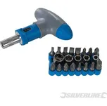 Silverline | Sada šroubovacích bitů s T-rukojetí - 22 dílů - 22pce 380746