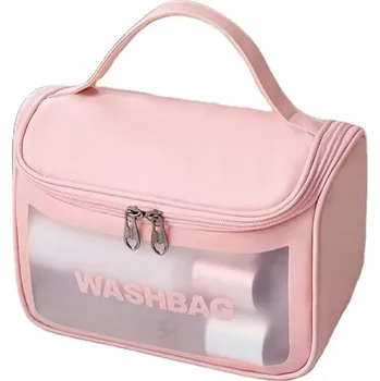 Kosmetická taška Kosmetická skládací taška WashBag - růžová