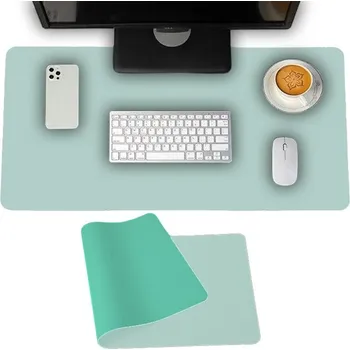 Psací podložka Voděodolná podložka na stůl, oboustranná mátově zelená 50x80 cm