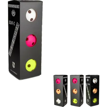 Florbalový míček Klubbhuset míček KH SSL Ball (3-pack) Mix Růžová/oranžová/bílá