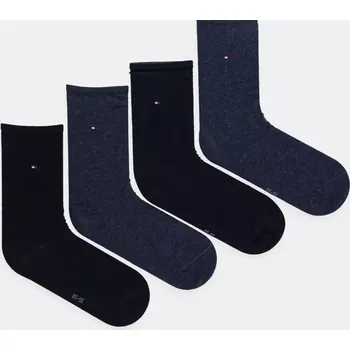 Dámské ponožky Ponožky Tommy Hilfiger 4-pack dámské, tmavomodrá barva, 701219560 59X, vel. 35/38