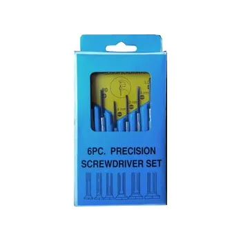 Šroubovák Sada hodinářských šroubováků, 2x křížový + 4x plochý