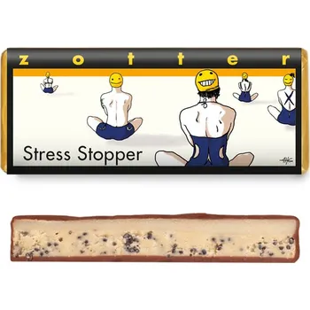 Čokoláda Zotter plněná mléčná čokoláda Stress stopper