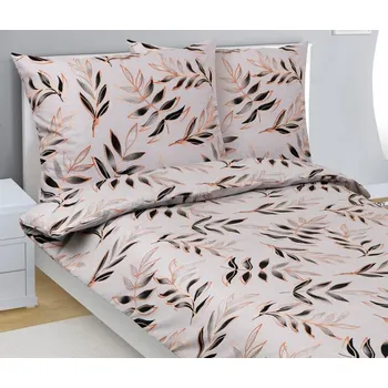 Povlečení Povlečení bavlněné Šedá,Černá BX1001293 - 140x220, 70x90 cm