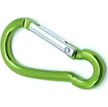 karabina Karabina hliníková 6 x 60mm, zelená, 1 ks