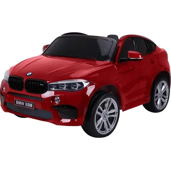 Dětské elektrovozidlo Tomido Elektrické autíčko BMW X6 M, 2 místné lakované červené