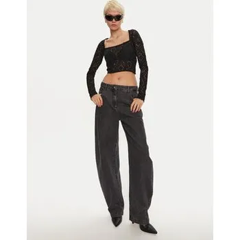 Dámská halenka ROTATE Halenka Amalina 113069100 Černá Slim Fit 34