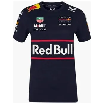 Dámské tričko Dámské týmové tričko Oracle Red Bull Racing s logy sponzorů - M