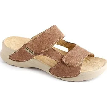 Dámská zdravotní obuv Medistyle zdravotní pantofle MIRKA LM-T12 Barva: béžová, Velikost: 42