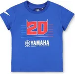 Dětské triko Fabio Quartararo Yamaha MotoGP Logo modré (cs, GP racing apparel)