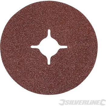 Brusný kotouč Silverline | Brusné kotouče 115 x 22,2 mm - 10 kusů - 60 Grit 583260