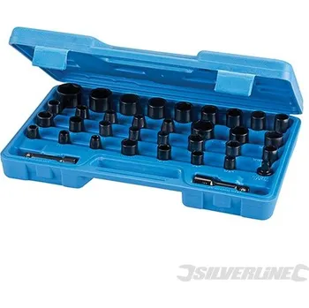 Auto-moto Silverline | Sada průmyslových hlavic - 35 kusů - 35pce 633802