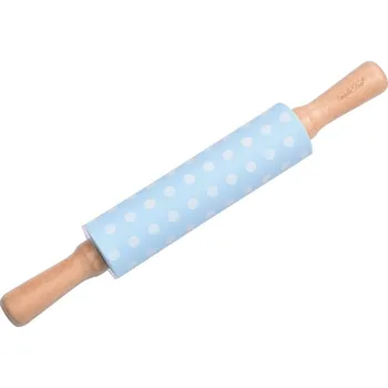 Váleček na těsto Silikonový váleček na těsto - modrý, 30 cm