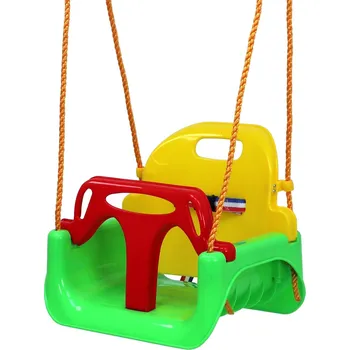 Dětská houpačka Aga4Kids K18635 zelená/žlutá