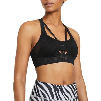 Podprsenka Dámská sportovní podprsenka bez výztuže Nike INDY ULTRABREATHE W černá CZ4441-011 - XS | UK 7 | US 9,5