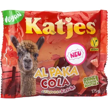 Bonbon Katjes bonbóny Alpaka Cola