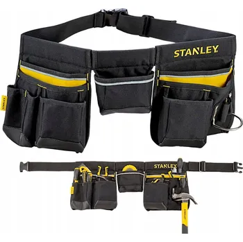 STANLEY Nastavitelný opasek na nářadí s kapsami na hřebíky a kladivo