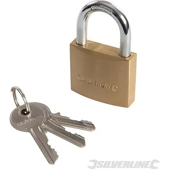 Visací zámek Silverline | Visací zámek mosazný - 40mm MSS03