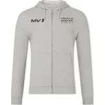 Mikina Max Verstappen - Red Bull Racing F1 HELMET šedá na zip - XL