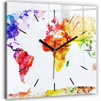 Hodiny Nástěnné hodiny Wallfluent, vícebarevné, 30 cm