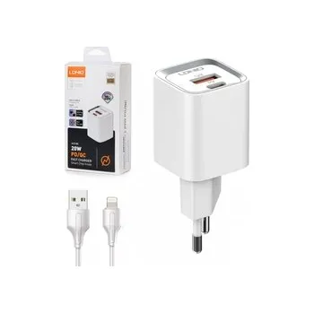 USB nabíječka 20W PD QC3.0 USB-A Lightning kabel