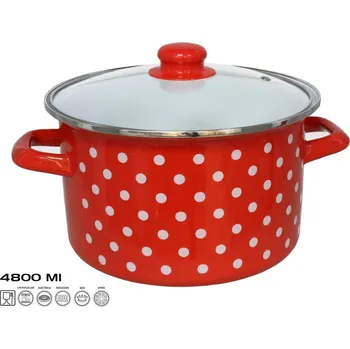 Hrnec Hrnec s poklicí 4800ml 24x14 cm MALAGA