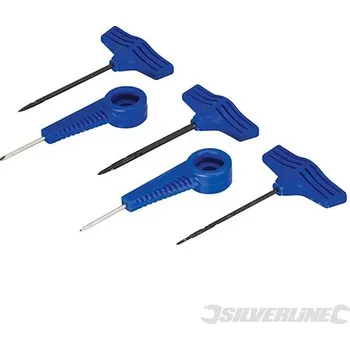 Sada nářadí Silverline | Nebozízek, ploché šídlo a sedlářské šídlo - sada, 5 dílů - 5pce 245060