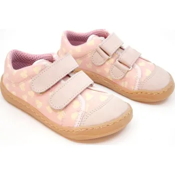 Dívčí obuv EF Barefoot Růžové srdce 3404 EUR 36