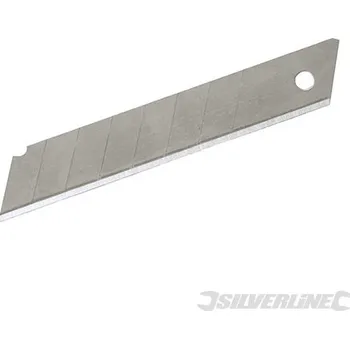 Pracovní nůž Silverline | Odlamovací čepele - 10 kusů - 18mm 861764