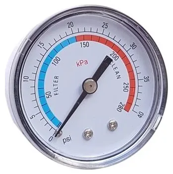 Bazénová filtrace Manometr se zadním výstupem - náhradní díl