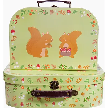 Školní kufřík Kartonový kufřík motiv Garden Friends - větší