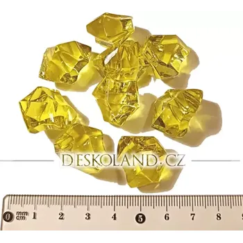 Sběratelství Hrací kameny - krystaly střední - žluté