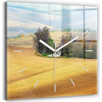 Hodiny Nástěnné hodiny Wallfluent žluté 30 cm