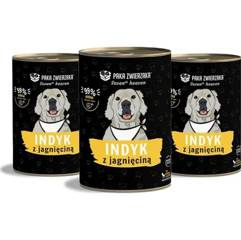 Krmivo pro psa Paka Zwierzaka - Sedmé nebe - Krůtí s jehněčím (krocan & jehněčí) 3x400g