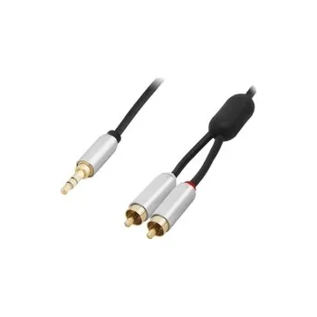 Audio kabel kabel 2xCINCH-JACK 3.5 stereo, 1.5m kov