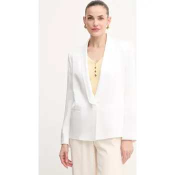 Dámské sako Sako BOSS bílá barva, 50537473 00X, vel. 38