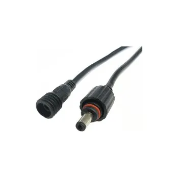 Elektrická zásuvka Sada zástrčka+zásuvka 2,1/5,5 l=40cm voděodolná