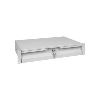 Racková skříň Zásuvka pro 19'' rackové skříně Spacetronik 2U Grey