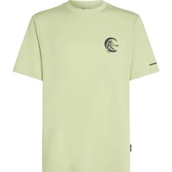 Pánské tréninkové tričko O'Neill O'RIGINALS HYBRID UPF M Světle zelená, Černá, Oranžová