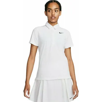 Pánské tričko Nike Dri-Fit ADV Tour Womens White/Black L Polo košile