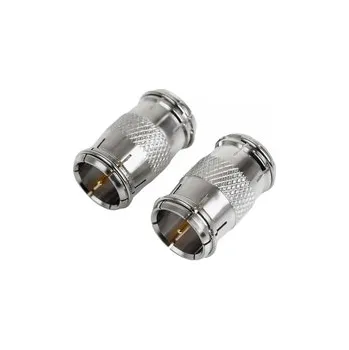 Elektrická zásuvka Adaptér F plug - F plug "fast" TV-FF03 1 ks